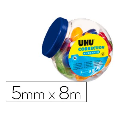 Fita Corretora 5 mm X 8 mts - UHU Fita Corretora 5 mm X 8 mts - UHU