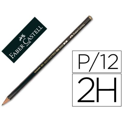 Lápis de Grafite Faber-Castell 9000 2H Unidade Lápis de Grafite Faber-Castell 9000 2H Unidade