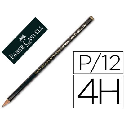 Lápis de Grafite Faber-Castell 9000 4H Unidade Lápis de Grafite Faber-Castell 9000 4H Unidade