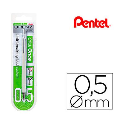 Lapiseira Pentel Orenz 0,5 mm -Branco-Em Blister de 1 Unidade Lapiseira Pentel Orenz 0,5 mm -Branco-Em Blister de 1 Unidade