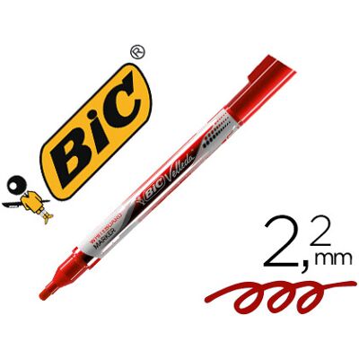 Marcador Bic Velleda Liquid Pocket Ponta Redonda 2,2 mm Vermelho Marcador Bic Velleda Liquid Pocket Ponta Redonda 2,2 mm Vermelho