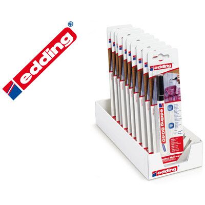 Marcador Edding 8040/1 p/ Tecido Cor Preto Marcador Edding 8040/1 p/ Tecido Cor Preto