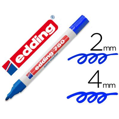 Marcador Edding Ponta de Fibra 750 Azul Ponta Redonda 3,5 mm Marcador Edding Ponta de Fibra 750 Azul Ponta Redonda 3,5 mm