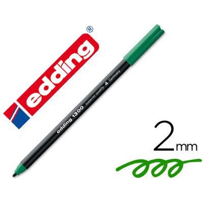 Marcador Edding Ponta Fibra 1300 Verde -Ponta Redonda 0.5 mm Marcador Edding Ponta Fibra 1300 Verde -Ponta Redonda 0.5 mm