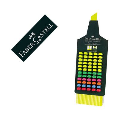 FABER-CASTELL Marcador Faber Fluorescente 48-Expositor 60 Unidades Cores Sortidas FABER-CASTELL Marcador Faber Fluorescente 48-Expositor 60 Unidades Cores Sortidas