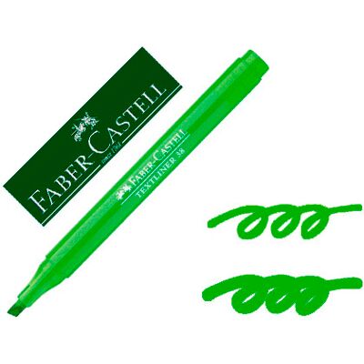 FABER-CASTELL Marcador Faber Fluorescente Textliner 38 Verde FABER-CASTELL Marcador Faber Fluorescente Textliner 38 Verde