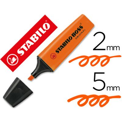 Marcador Fluorescente Stabilo Boss 70 Laranja Marcador Fluorescente Stabilo Boss 70 Laranja