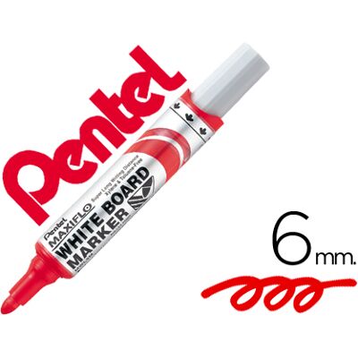 Marcador Pentel Mwl5M Quadro Br Maxiflo Vermelho Marcador Pentel Mwl5M Quadro Br Maxiflo Vermelho