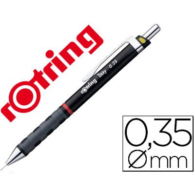 Lapiseira Rotring Tikky 0,35 mm Preta Lapiseira Rotring Tikky 0,35 mm Preta