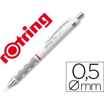 Lapiseira Rotring Tikky 0,5 mm Branca Lapiseira Rotring Tikky 0,5 mm Branca