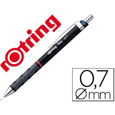Lapiseira Rotring Tikky 0,7 mm Preta Lapiseira Rotring Tikky 0,7 mm Preta