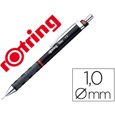 Lapiseira Rotring Tikky 1 mm Preta Lapiseira Rotring Tikky 1 mm Preta