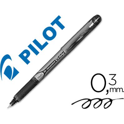 Marcador Pilot Ponta Fina V-5 Grip Preto 0.5 mm Marcador Pilot Ponta Fina V-5 Grip Preto 0.5 mm