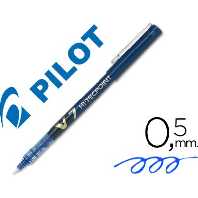 Marcador Pilot Ponta Fina V-7 Azul 0.7 mm Marcador Pilot Ponta Fina V-7 Azul 0.7 mm