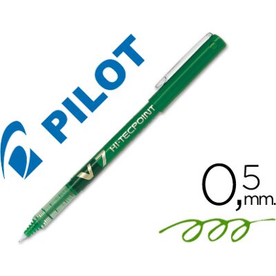 Marcador Pilot Ponta Fina V-7 Verde 0.7 mm Marcador Pilot Ponta Fina V-7 Verde 0.7 mm