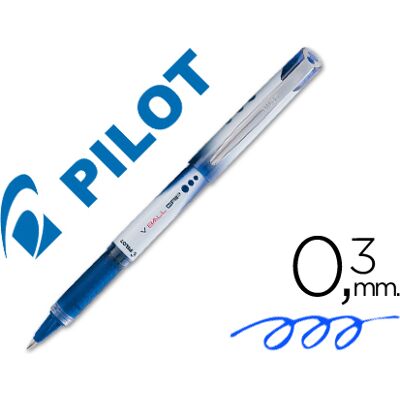 Marcador Pilot Roller V-Ball Grip Azul 05 mm Marcador Pilot Roller V-Ball Grip Azul 05 mm