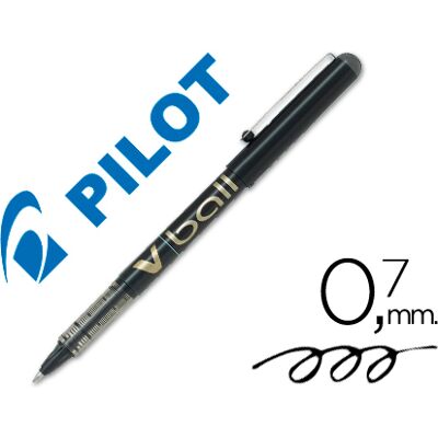Marcador Pilot Roller V-Ball Preto 0.7 mm Marcador Pilot Roller V-Ball Preto 0.7 mm