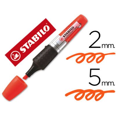 Marcador STABILO LUMINATOR - Duradouro, Ponta chanfrada, Laranja Marcador STABILO LUMINATOR - Duradouro, Ponta chanfrada, Laranja