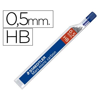 Minas Staedtler Mars Micro Grafite 0,5 mm Hb Tubo c/ 12 Minas Minas Staedtler Mars Micro Grafite 0,5 mm Hb Tubo c/ 12 Minas