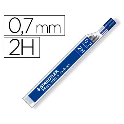 Minas Staedtler Mars Micro Grafite 0,7 mm 2H Tubo c/ 12 Unidades Minas Staedtler Mars Micro Grafite 0,7 mm 2H Tubo c/ 12 Unidades