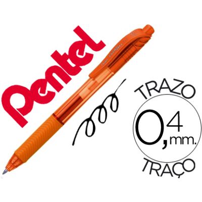 Roller Pentel Energel Bl107 0,7mm Laranja Roller Pentel Energel Bl107 0,7mm Laranja