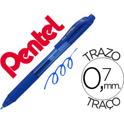 Roller Pentel Energel Bl107 0.7mm Azul Roller Pentel Energel Bl107 0.7mm Azul