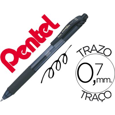 Roller Pentel Energel Bl107 0.7mm Preto Roller Pentel Energel Bl107 0.7mm Preto