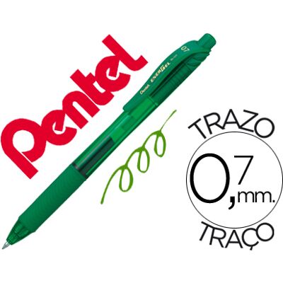 Roller Pentel Energel Bl107 0.7mm Verde Roller Pentel Energel Bl107 0.7mm Verde