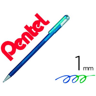 Roller Pentel K110 Dual Metallic Cor Azul e Verde Metalico Roller Pentel K110 Dual Metallic Cor Azul e Verde Metalico