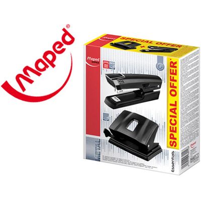 Agrafador + Furador Maped Essentials Agrafador + Furador Maped Essentials