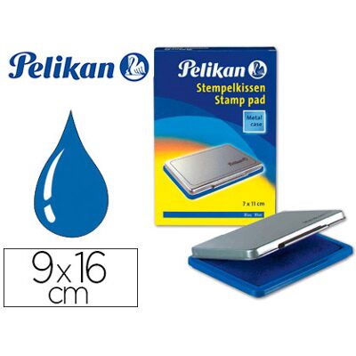 Almofada p/ Carimbo Pelikan Nº 1, 9 X 16 cm Azul Almofada p/ Carimbo Pelikan Nº 1, 9 X 16 cm Azul
