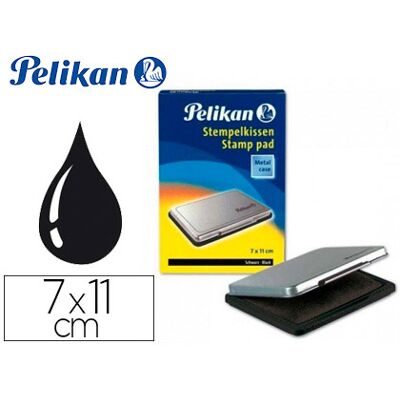 Almofada p/ Carimbo Pelikan Nº 2, 7 X 11 cm Preto Almofada p/ Carimbo Pelikan Nº 2, 7 X 11 cm Preto