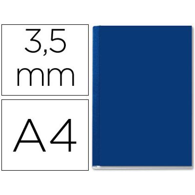 Capa de Encadernacao Leitz Opaca Rigida Lombada Aa de 3,5mm Azul de 10 a 35 Folhas Capa de Encadernacao Leitz Opaca Rigida Lombada Aa de 3,5mm Azul de 10 a 35 Folhas