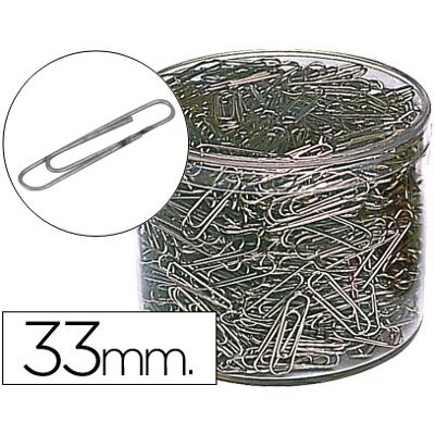 CSP Clips Niquelados N. 2 33 mm Caixa 1000 Unidades CSP Clips Niquelados N. 2 33 mm Caixa 1000 Unidades