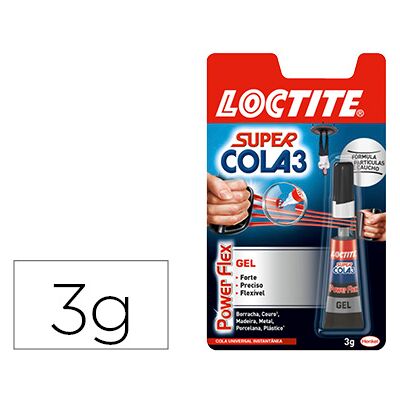 Cola Loctite 3 Gr Super Cola 3 Power Flex Cola Loctite 3 Gr Super Cola 3 Power Flex