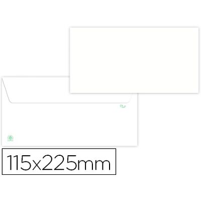 LIDERPAPEL Envelope Branco 115X225 mm c/ Aba em Tira de Silicone Papel Reciclado 90 Gr (500 Unidades) LIDERPAPEL Envelope Branco 115X225 mm c/ Aba em Tira de Silicone Papel Reciclado 90 Gr (500 Unidades)