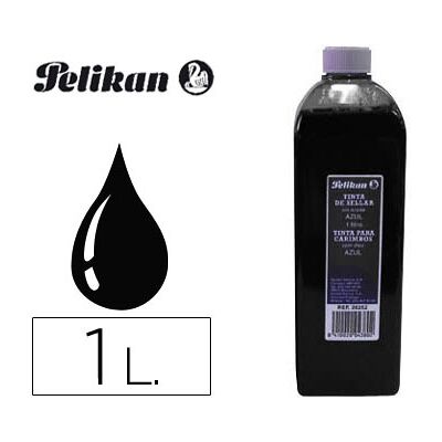 Tinta p/ Almofada Pelikan, Frasco 1 Lt. - Preto Tinta p/ Almofada Pelikan, Frasco 1 Lt. - Preto
