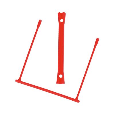 Encadernador Fastener Q-Connect Plastico D-Clips Cor Vermelho (100 Unidades) Encadernador Fastener Q-Connect Plastico D-Clips Cor Vermelho (100 Unidades)