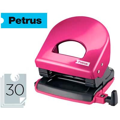 Furador Petrus 62 Wow Fucsia Metalizado Capacidadee 30 Folhas Furador Petrus 62 Wow Fucsia Metalizado Capacidadee 30 Folhas