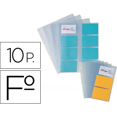 Recarga 10 Bolsas Pardo p/ Porta-Cartoes de Visita Recarga 10 Bolsas Pardo p/ Porta-Cartoes de Visita