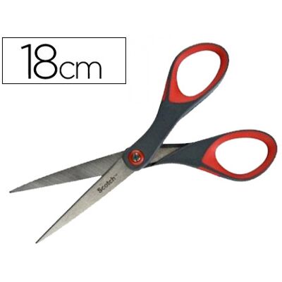 Tesoura de Escritorio Scotch 18 cm de Aco Inoxidavel c/ Ajuste de Tensao Tesoura de Escritorio Scotch 18 cm de Aco Inoxidavel c/ Ajuste de Tensao