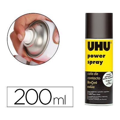 Cola de contato em spray UHU - 200ml - Cola Cola de contato em spray UHU - 200ml - Cola