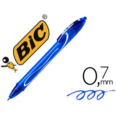 Caneta Bic Gelocity Quick Dry Retratil c/ Tinta Gel Azul Ponta de 0,7 mm Caneta Bic Gelocity Quick Dry Retratil c/ Tinta Gel Azul Ponta de 0,7 mm