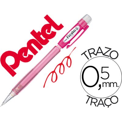 Lápis Mecânico Vermelho Pentel AX105 - 0,5mm Lápis Mecânico Vermelho Pentel AX105 - 0,5mm