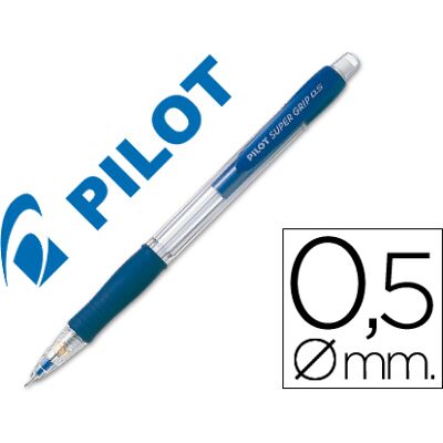 Lapiseira Pilot Super Grip Azul 0,5 mm c/ Grip Lapiseira Pilot Super Grip Azul 0,5 mm c/ Grip
