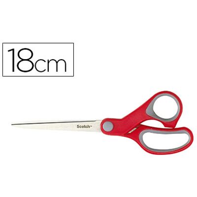 Tesoura de Escritorio Scotch Confort 18 cm de Aco Inoxidavel Cabo Ergonomico Ambidestros Tesoura de Escritorio Scotch Confort 18 cm de Aco Inoxidavel Cabo Ergonomico Ambidestros