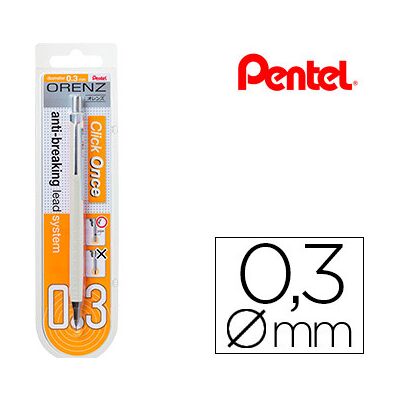 Lapiseira Pentel Orenz 0,3 mm -Branco-Em Blister de 1 Unidade Lapiseira Pentel Orenz 0,3 mm -Branco-Em Blister de 1 Unidade
