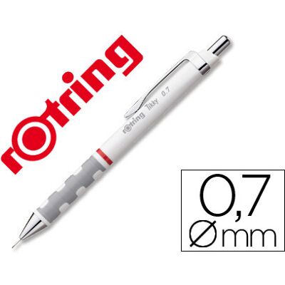 Lapiseira Rotring Tikky 0,7 mm Branca Lapiseira Rotring Tikky 0,7 mm Branca