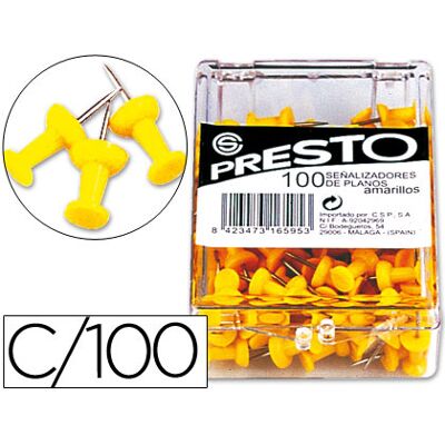 Q-CONNECT Alfinetes de Sinalizacao Amarelo Caixa c/ 100 Unidades Q-CONNECT Alfinetes de Sinalizacao Amarelo Caixa c/ 100 Unidades