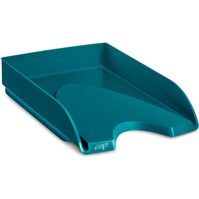 Bandeja De Secretaria Cep Riviera Plastico Cor Esmeralda 348X257X66 Mm - CEP Bandeja De Secretaria Cep Riviera Plastico Cor Esmeralda 348X257X66 Mm - CEP